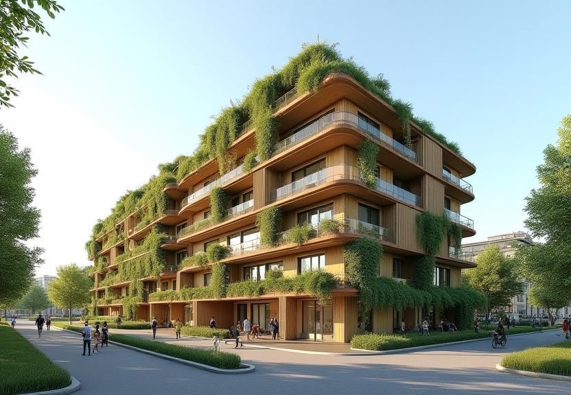Résidence l’Émeraude, immeuble durable à Lyon